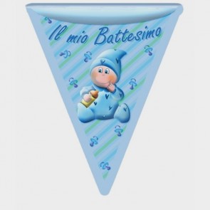 Bandierine " Il Mio Battesimo " Boy